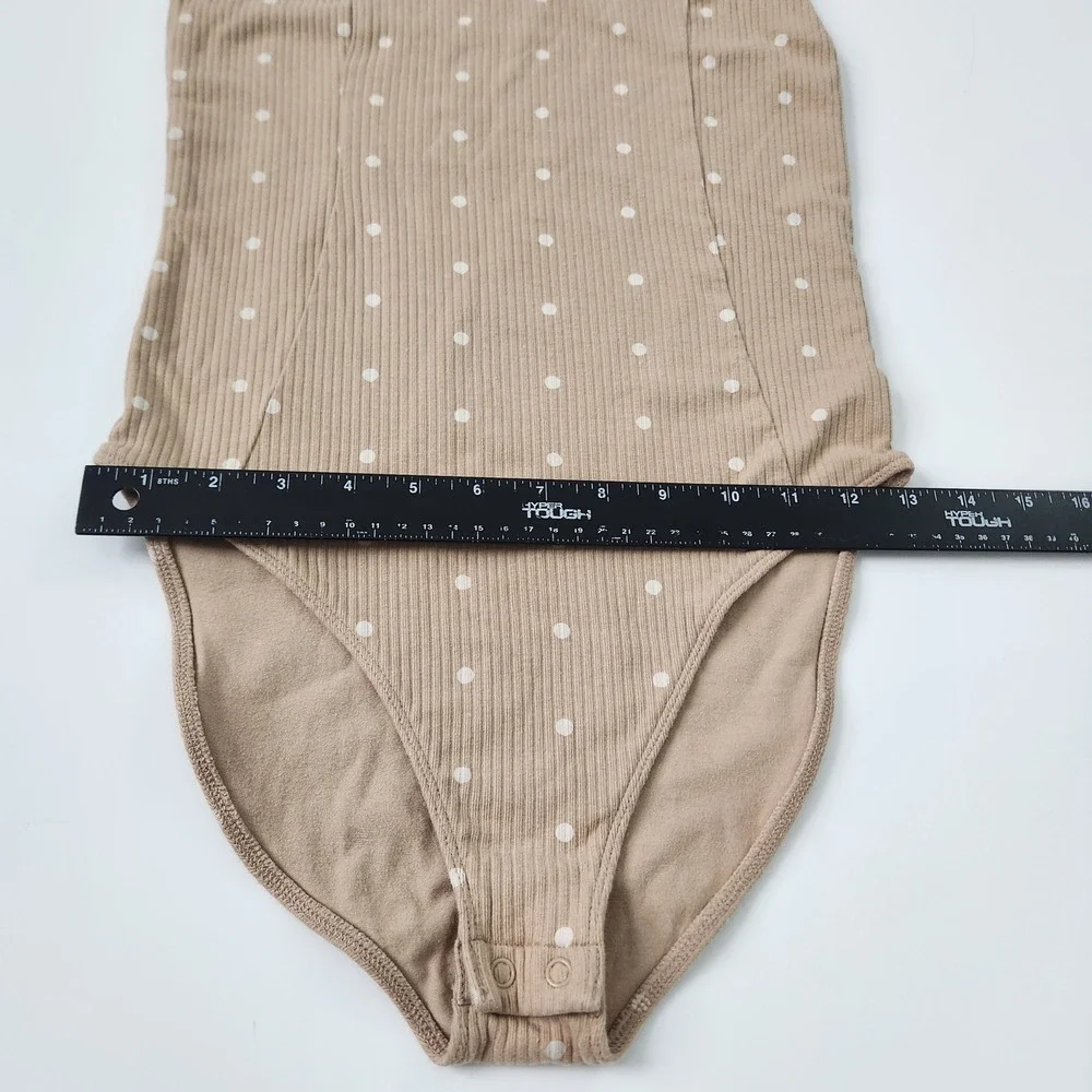 Old Navy Tie- Shoulder‎ v-neck rib knit bodysuit Women's Small - Picture 9 of 12